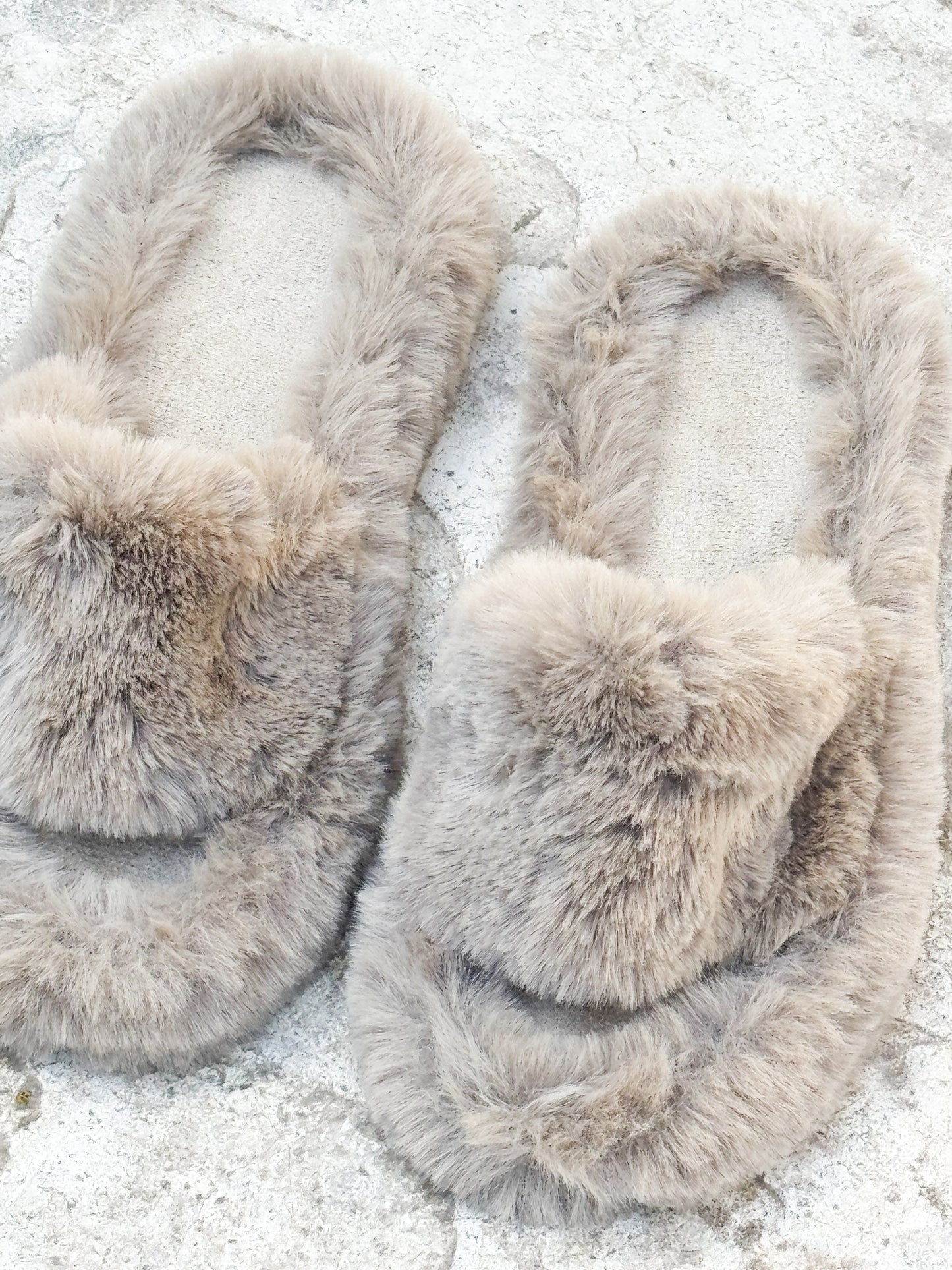 Pantuflas beige